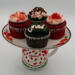 This shows regular cupcakes on the plate. Just an example. They are NOT for sale. This shows regular cupcakes on the plate. Just an example. They are NOT for sale.